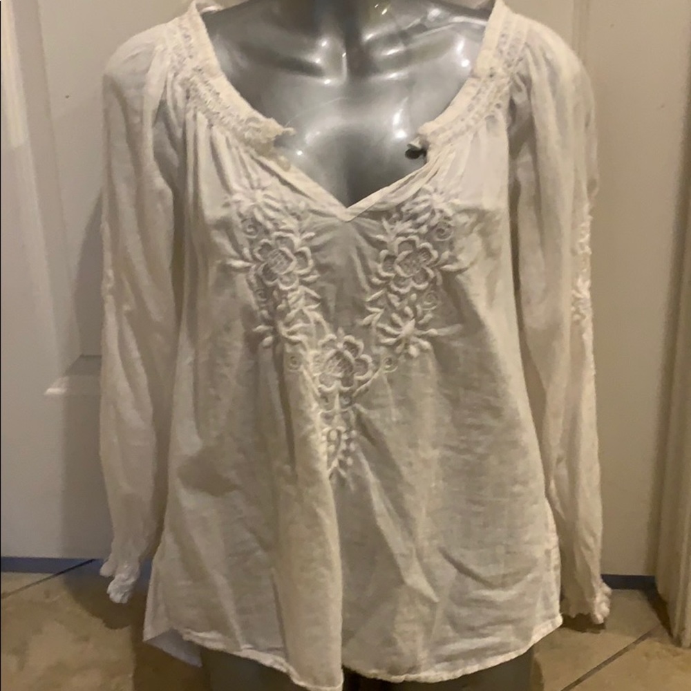 H&M white blouse